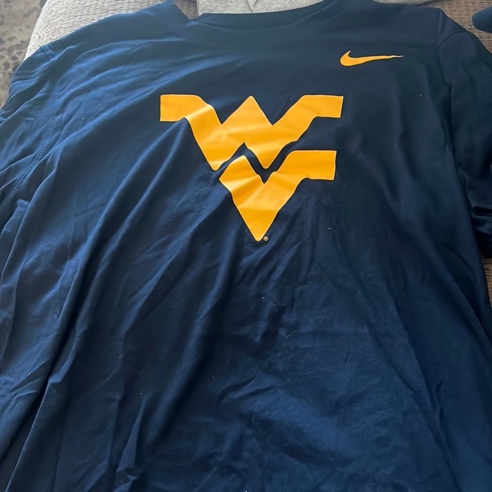 navy blue west virginia dri fit shirt